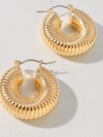 Hollow Hoop Pincatch Earring