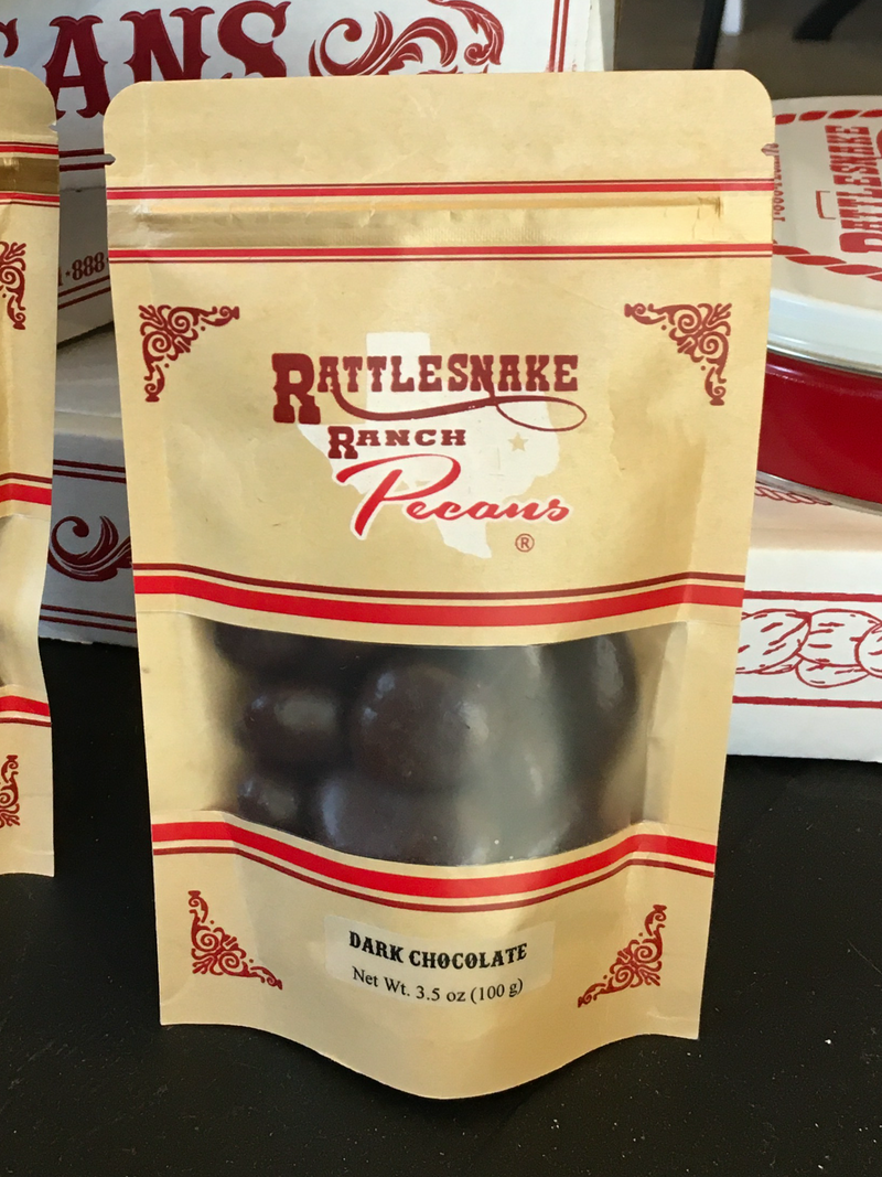 Rattlesnake Ranch Pecans- 3.5 oz snack Bag