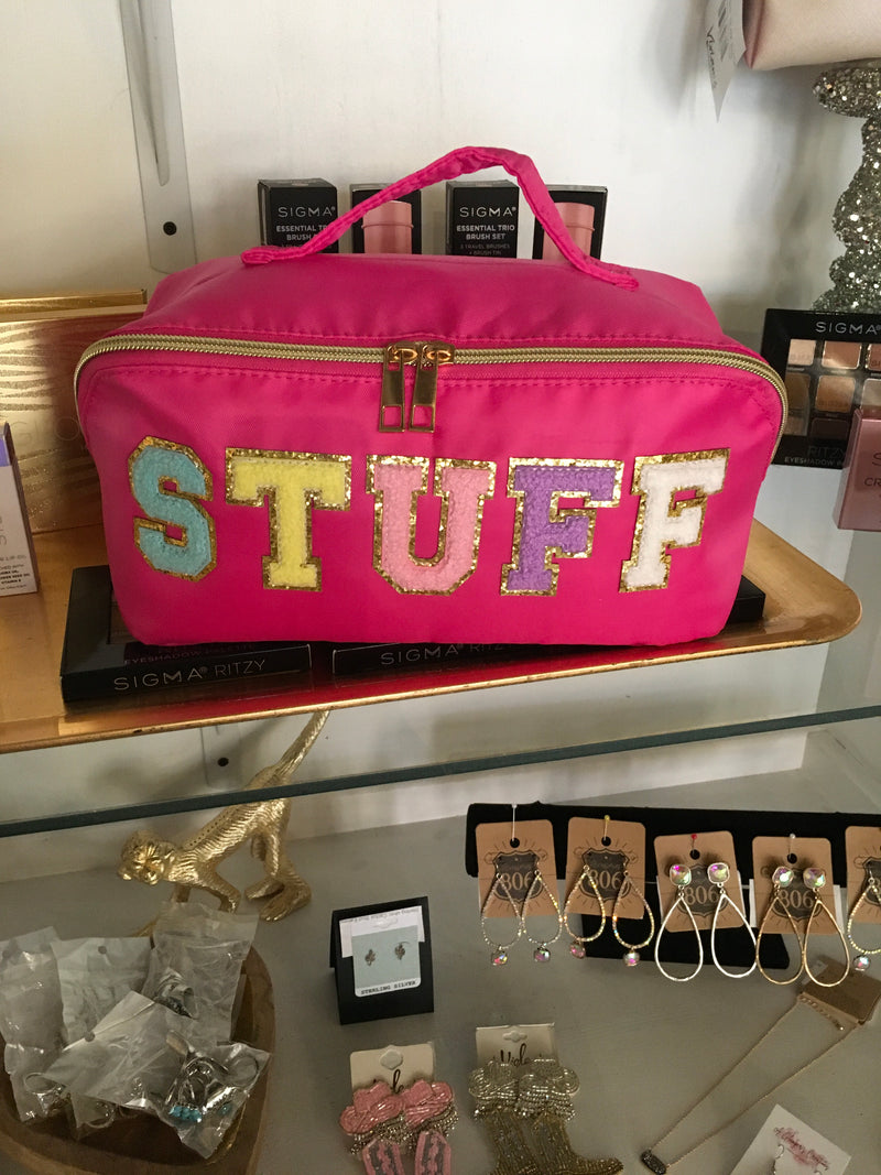 Preppy Patch “STUFF” Bag