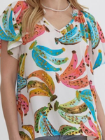 Going Bananas Tropical Top