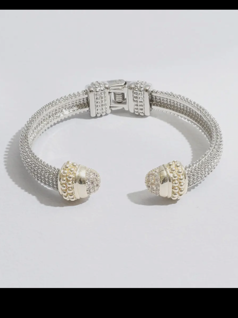 CZ Cuff Bangle