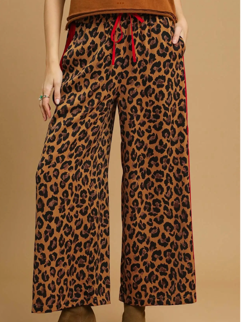 Taupe Leopard Pant