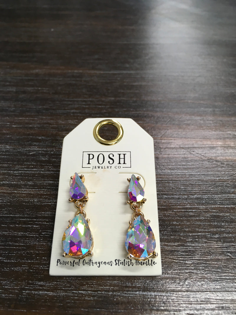 Double Pear POSH Earring