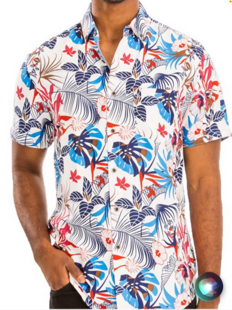 Red white 2024 blue shirt mens